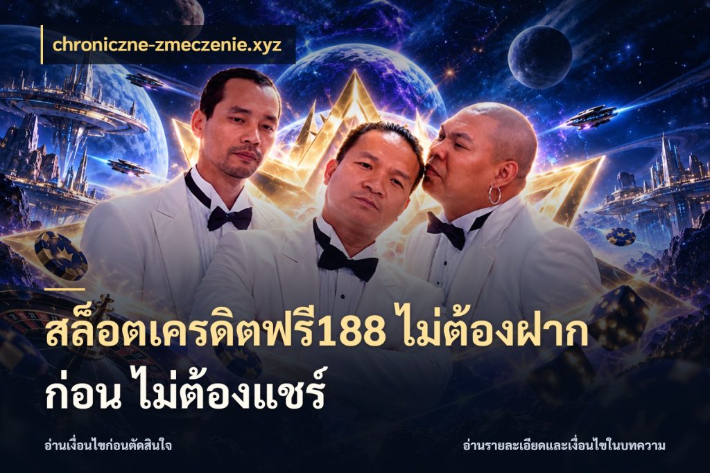 สล็อตเครดิตฟรี188 ไม่ต้องฝาก ก่อน ไม่ต้องแชร์ จากชื่อเครดิตฟรีสู่ความสนุกที่เข้าใจได้ ในมุม chroniczne-zmeczenie.xyz