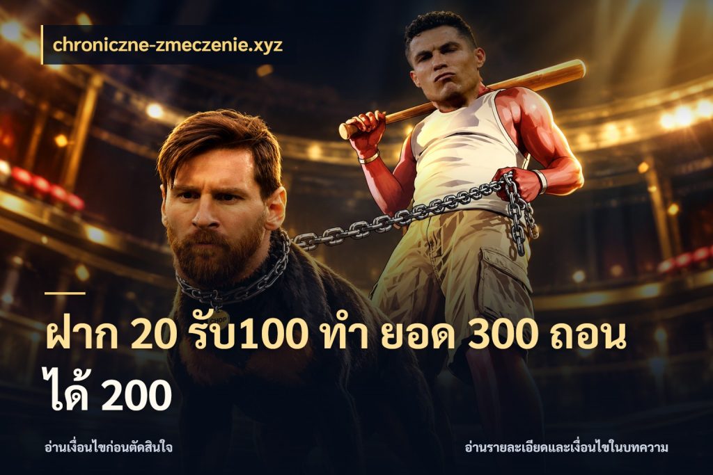 ฝาก 20 รับ100 ทํา ยอด 300 ถอนได้ 200 สายโบนัสเลือกจังหวะสนุกได้อย่างไร สไตล์ chroniczne-zmeczenie.xyz