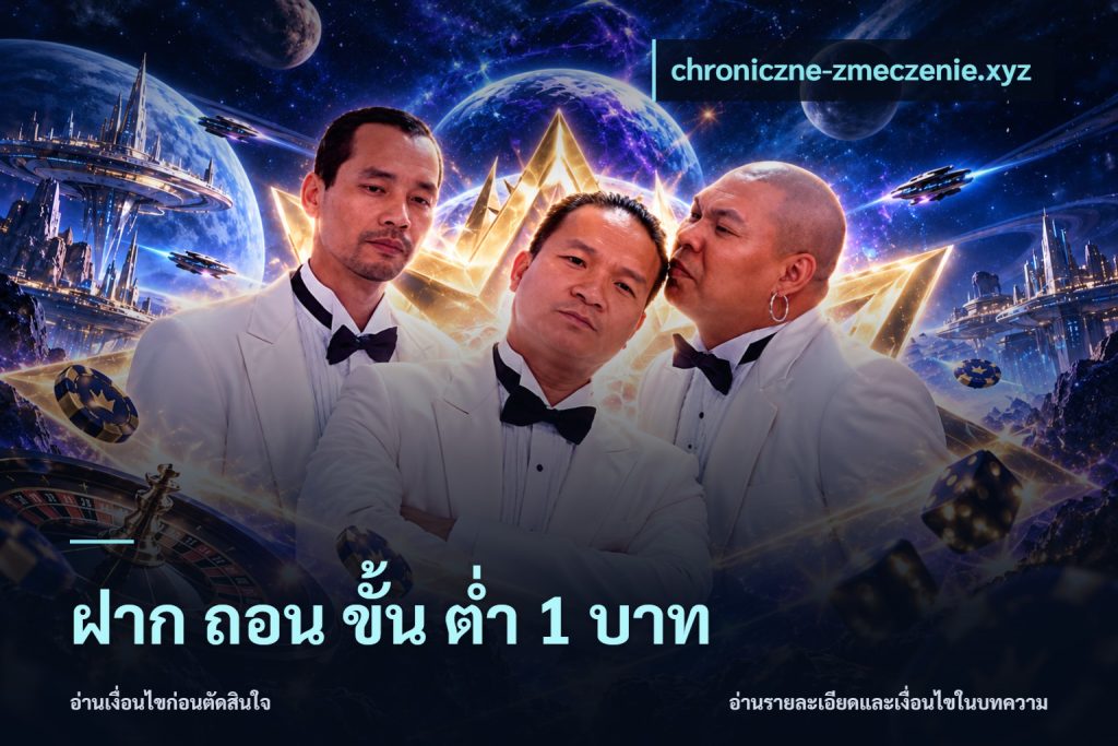 ฝาก ถอน ขั้น ต่ำ 1 บาท