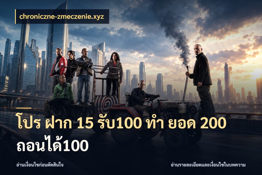 โปร ฝาก 15 รับ100 ทํา ยอด 200 ถอนได้100 จับประเด็นยอดรับก่อนเลือกความสนุก กับ chroniczne-zmeczenie.xyz