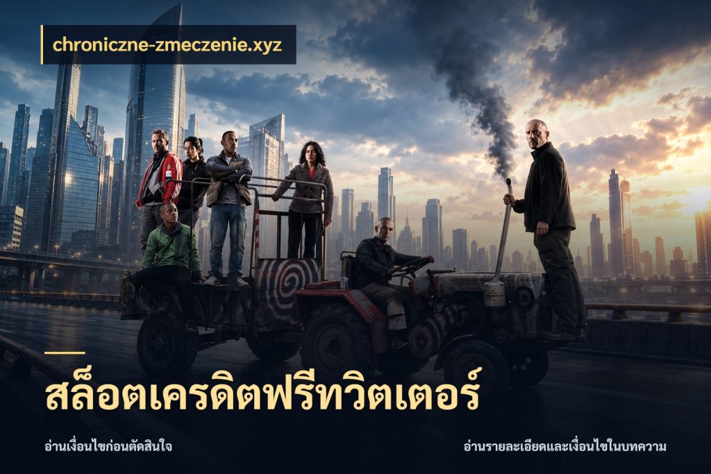 สล็อตเครดิตฟรีทวิตเตอร์ เปิดประเด็นเครดิตฟรีสำหรับคนชอบลุ้น ในมุม chroniczne-zmeczenie.xyz