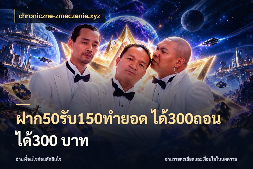 ฝาก50รับ150ทํายอด ได้300ถอนได้300 บาท chroniczne-zmeczenie.xyz เปิดมุมโปรให้เข้ากับเกมแนวโปรด