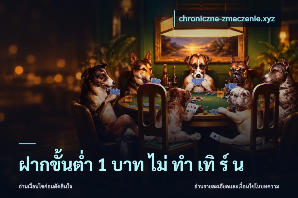 ฝากขั้นต่ำ 1 บาท ไม่ ทำ เทิ ร์ น