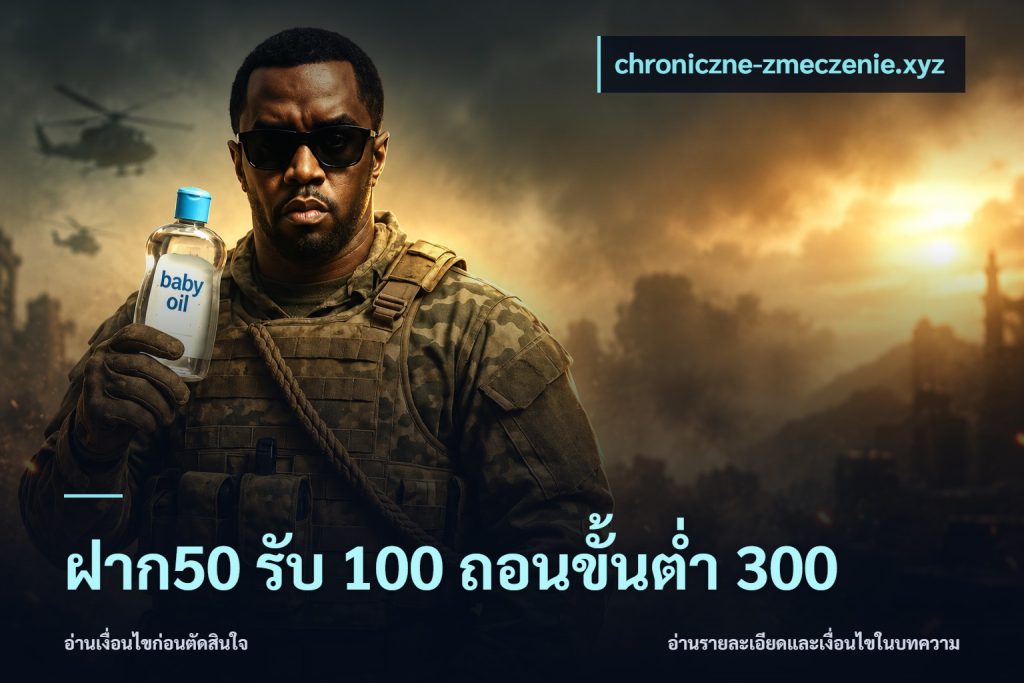 ฝาก50 รับ 100 ถอนขั้นต่ํา 300