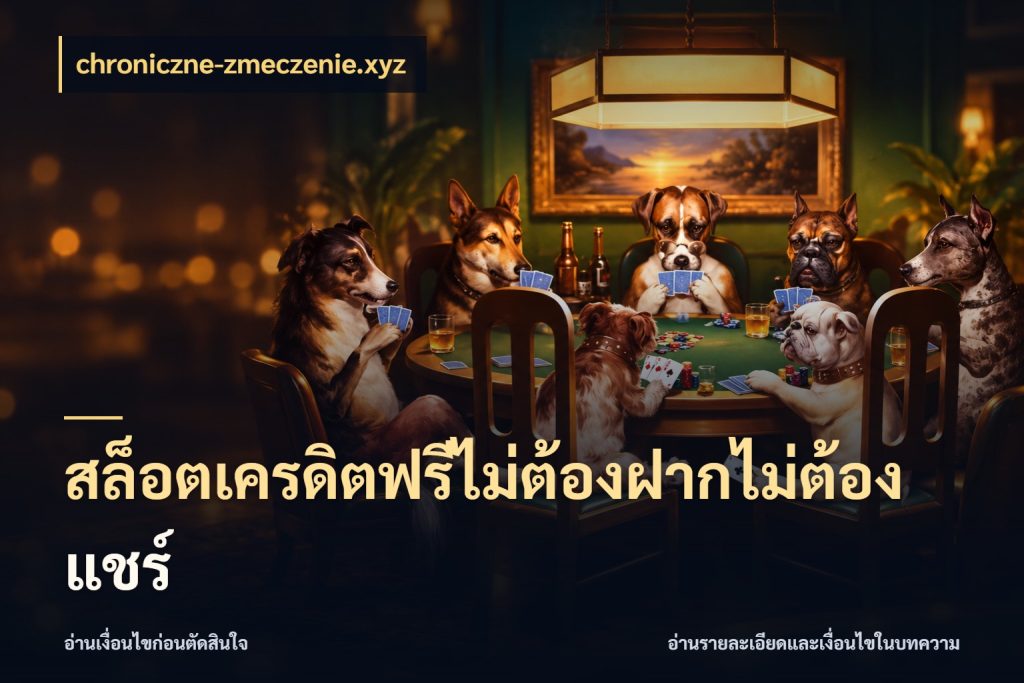 สล็อตเครดิตฟรีไม่ต้องฝากไม่ต้องแชร์ ชนิดเครดิตกับสิทธิ์ที่คุณอยากรู้ ในมุม chroniczne-zmeczenie.xyz