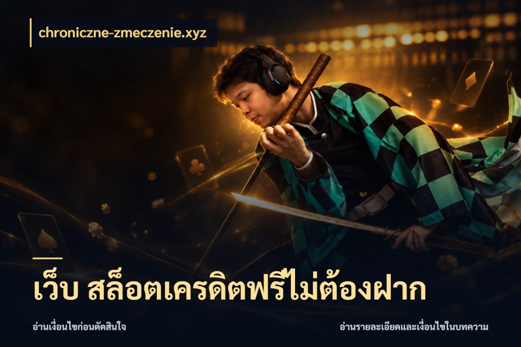 เว็บ สล็อตเครดิตฟรีไม่ต้องฝาก จากชื่อเครดิตฟรีสู่ความสนุกที่เข้าใจได้ กับ chroniczne-zmeczenie.xyz