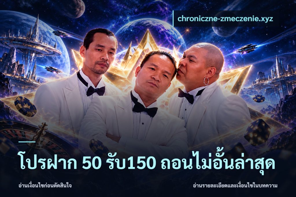 โปรฝาก 50 รับ150 ถอนไม่อั้นล่าสุด