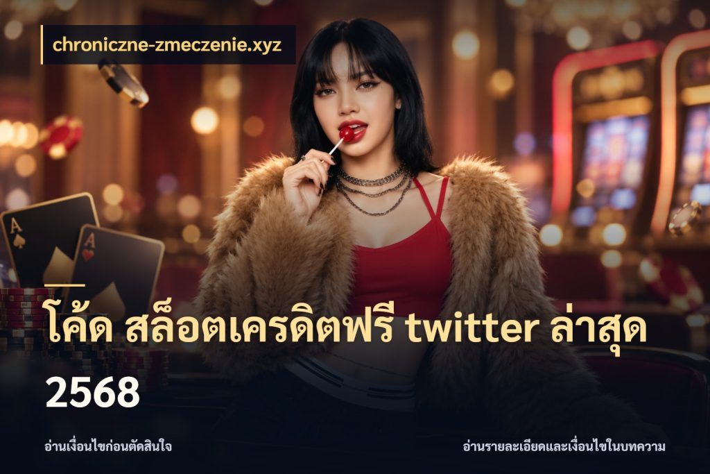 โค้ด สล็อตเครดิตฟรี twitter ล่าสุด 2568 เปิดประเด็นเครดิตฟรีสำหรับคนชอบลุ้น ในมุม chroniczne-zmeczenie.xyz