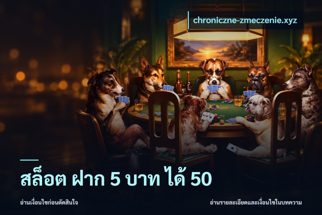 สล็อต ฝาก 5 บาท ได้ 50