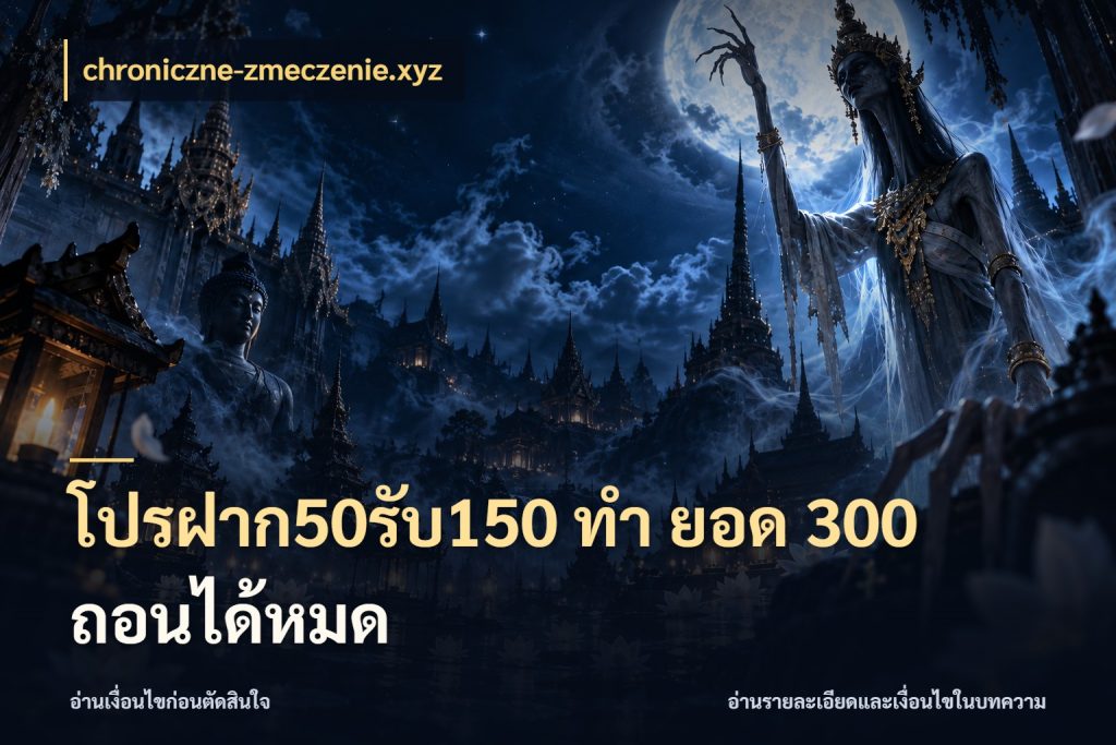 โปรฝาก50รับ150 ทํา ยอด 300 ถอนได้หมด จับคู่โบนัสกับสไตล์เกมที่ชอบ สไตล์ chroniczne-zmeczenie.xyz