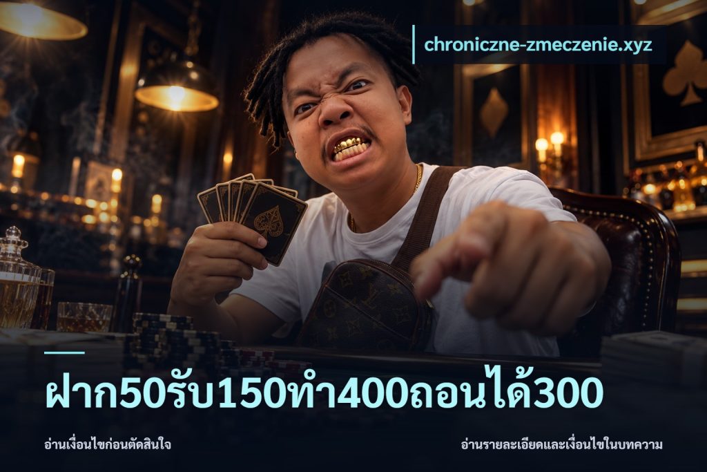 ฝาก50รับ150ทํา400ถอนได้300