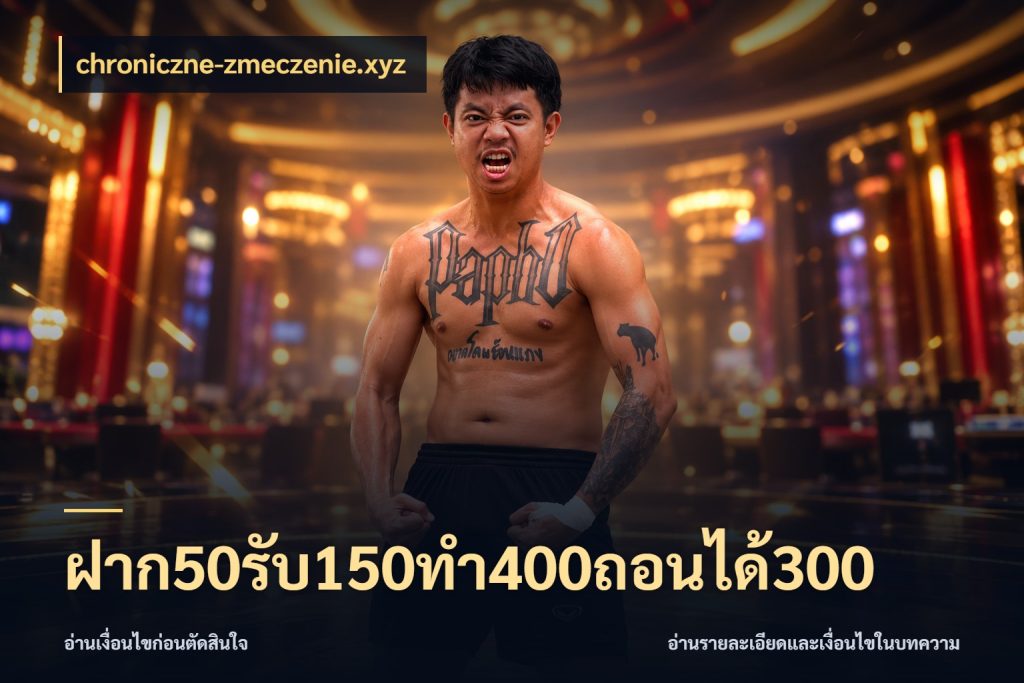 ฝาก50รับ150ทํา400ถอนได้300 จุดเด่นของเครดิตที่คนชอบเกมอยากรู้ กับ chroniczne-zmeczenie.xyz