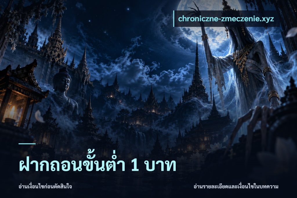 ฝากถอนขั้นต่ำ 1 บาท