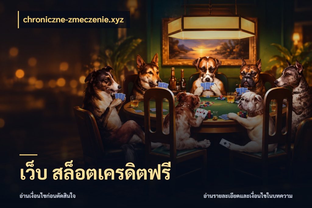 เว็บ สล็อตเครดิตฟรี