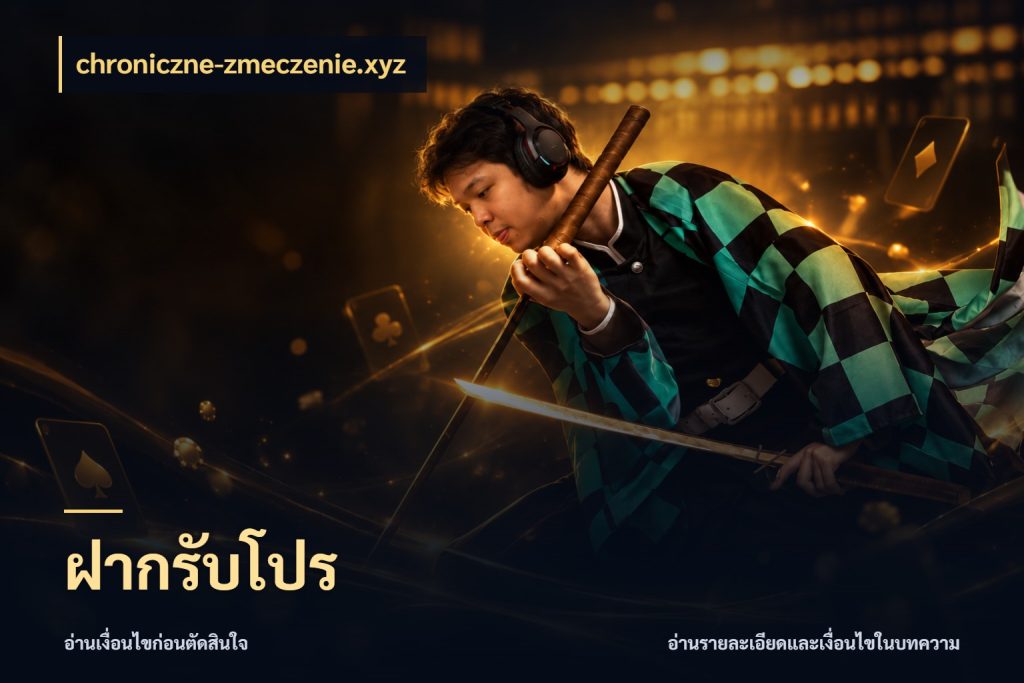 ฝากรับโปร จับคู่โบนัสกับสไตล์เกมที่ชอบ ในมุม chroniczne-zmeczenie.xyz