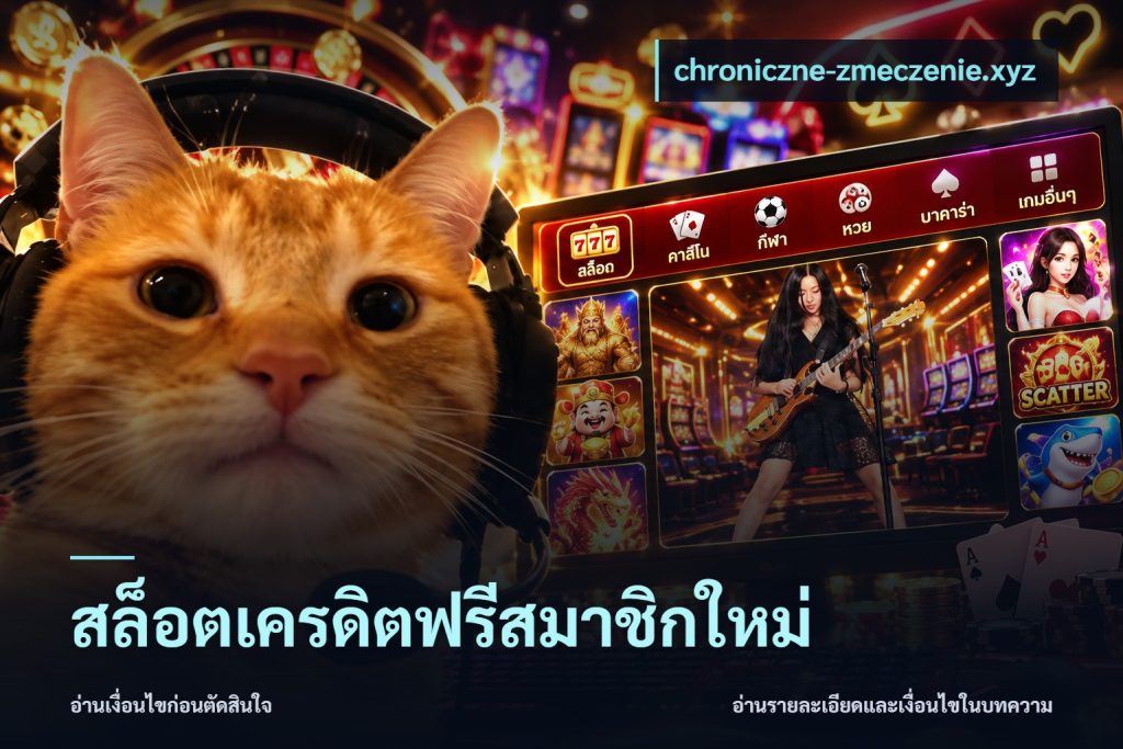 สล็อตเครดิตฟรีสมาชิกใหม่