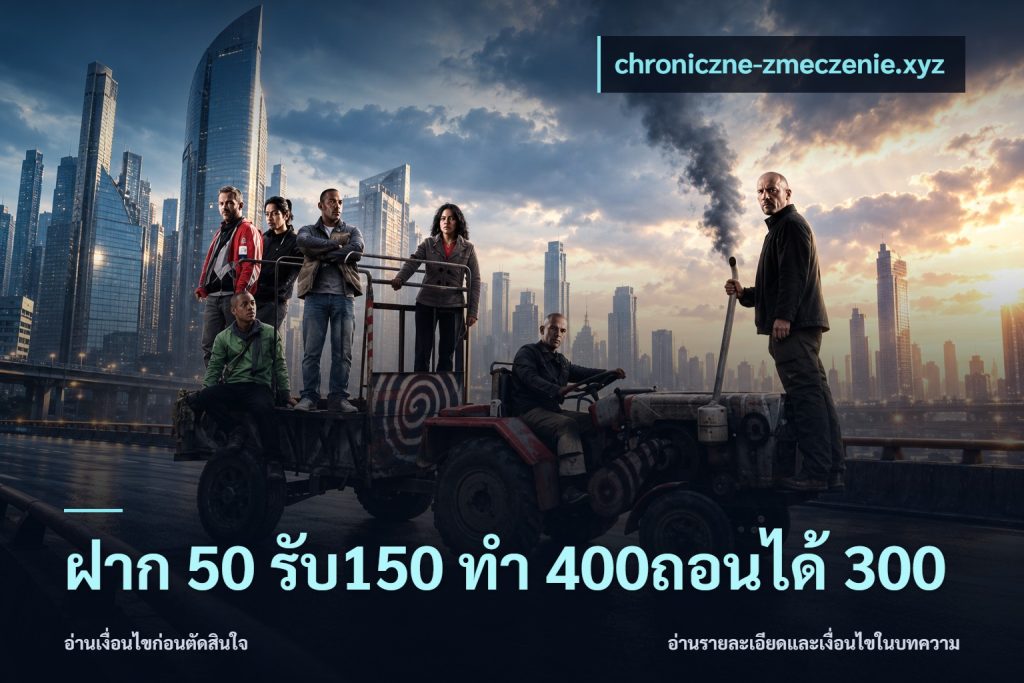 ฝาก 50 รับ150 ทํา 400ถอนได้ 300