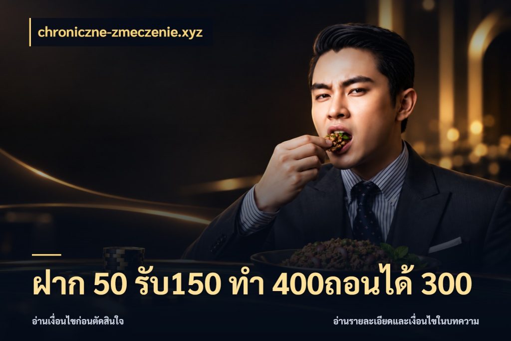 ฝาก 50 รับ150 ทํา 400ถอนได้ 300 chroniczne-zmeczenie.xyz จับประเด็นยอดรับก่อนเลือกความสนุก